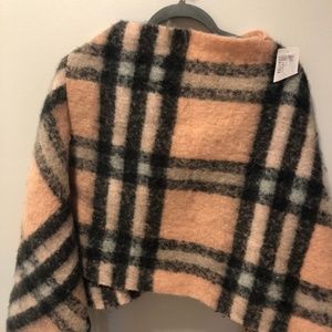 Nordstrom Soft Plaid Poncho